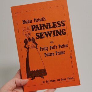 1980s Mother Pletsch's Painless Sewing Vintage Book Pattern Primer Seamstress